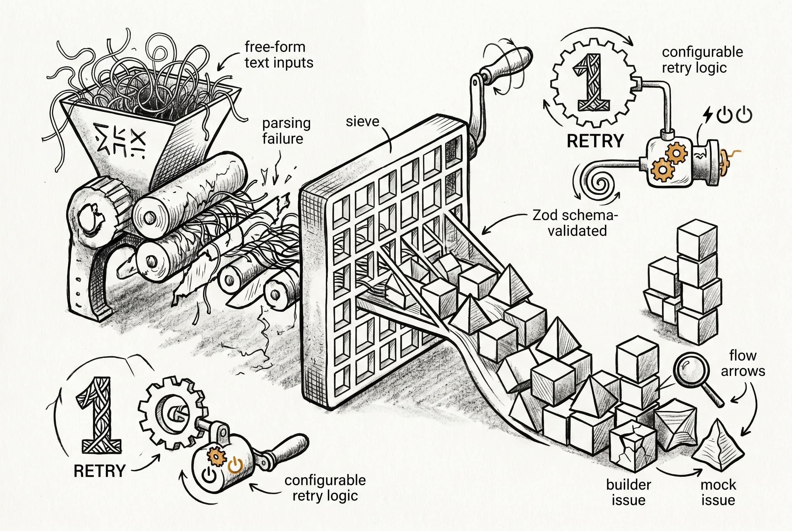 AI eval verifier gets structured output and retry logic