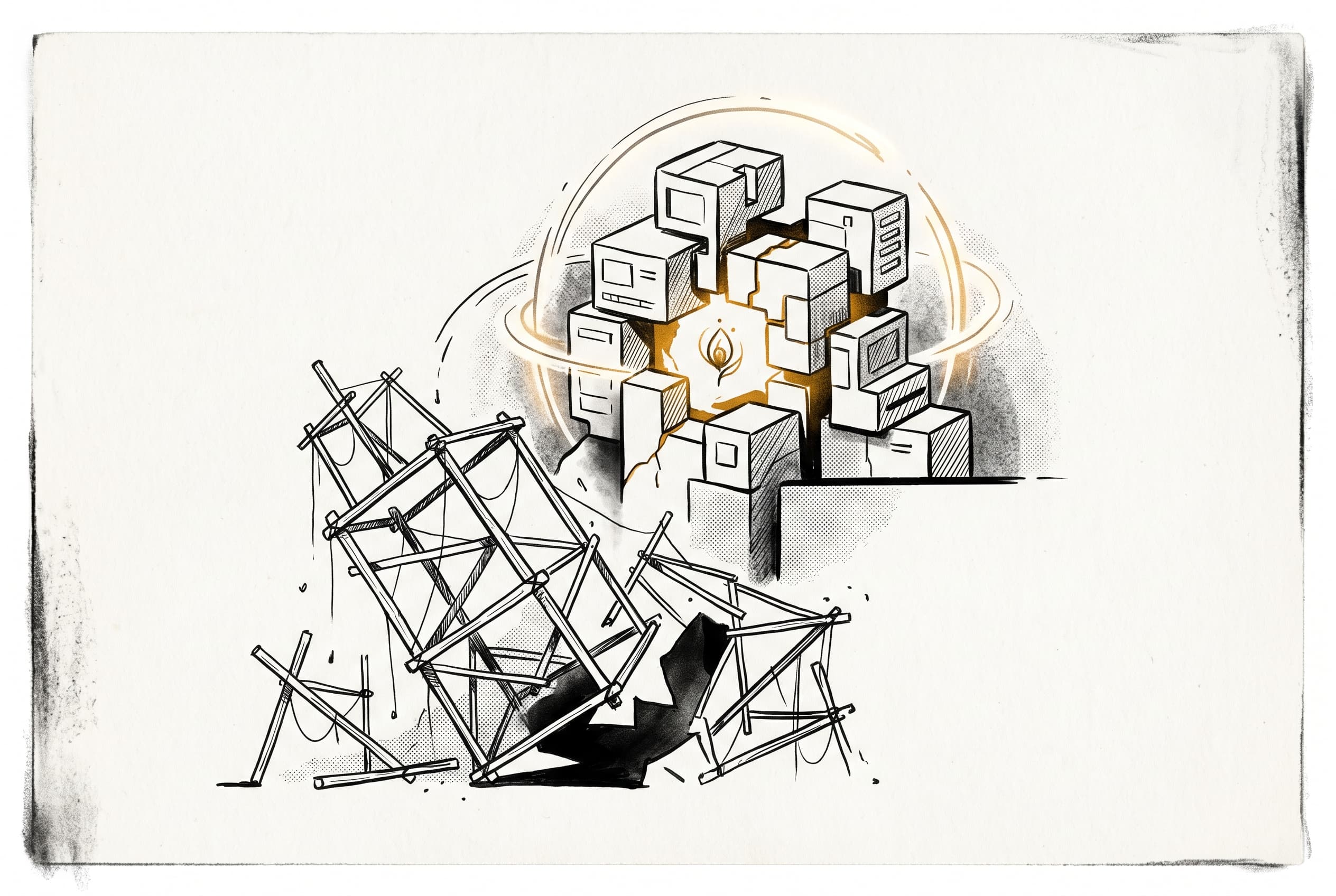 Agent builder switches from code to JSON configuration